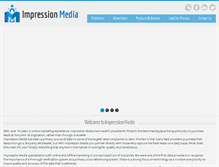 Tablet Screenshot of impressionmedia.com